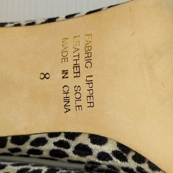 Vintage Doll Factory Animal Print Heeled Loafer 8 - Picture 8 of 12